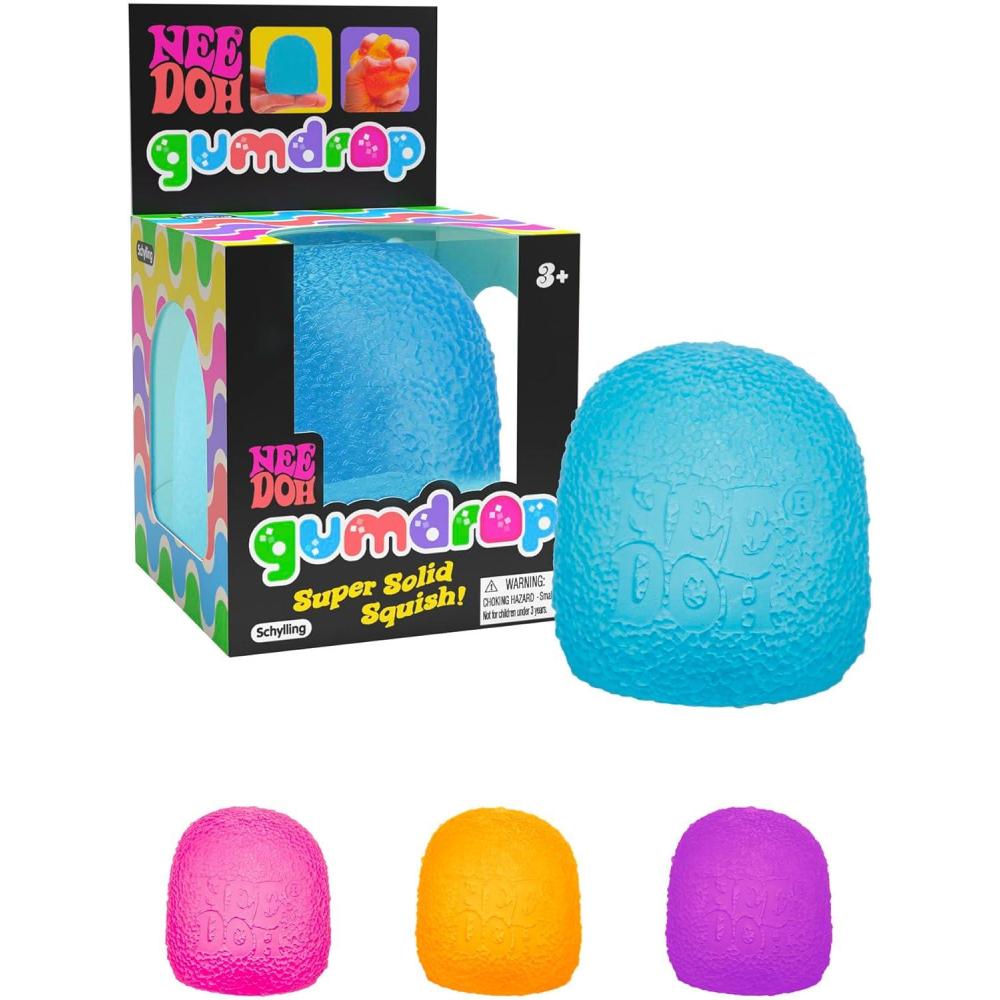 imageSchylling NeeDoh Dream Drop  Sensory Squeeze Toy with Dreamy Smooth Squeeze  3quot Tall  Color May Vary Pack of 1Gumdrop