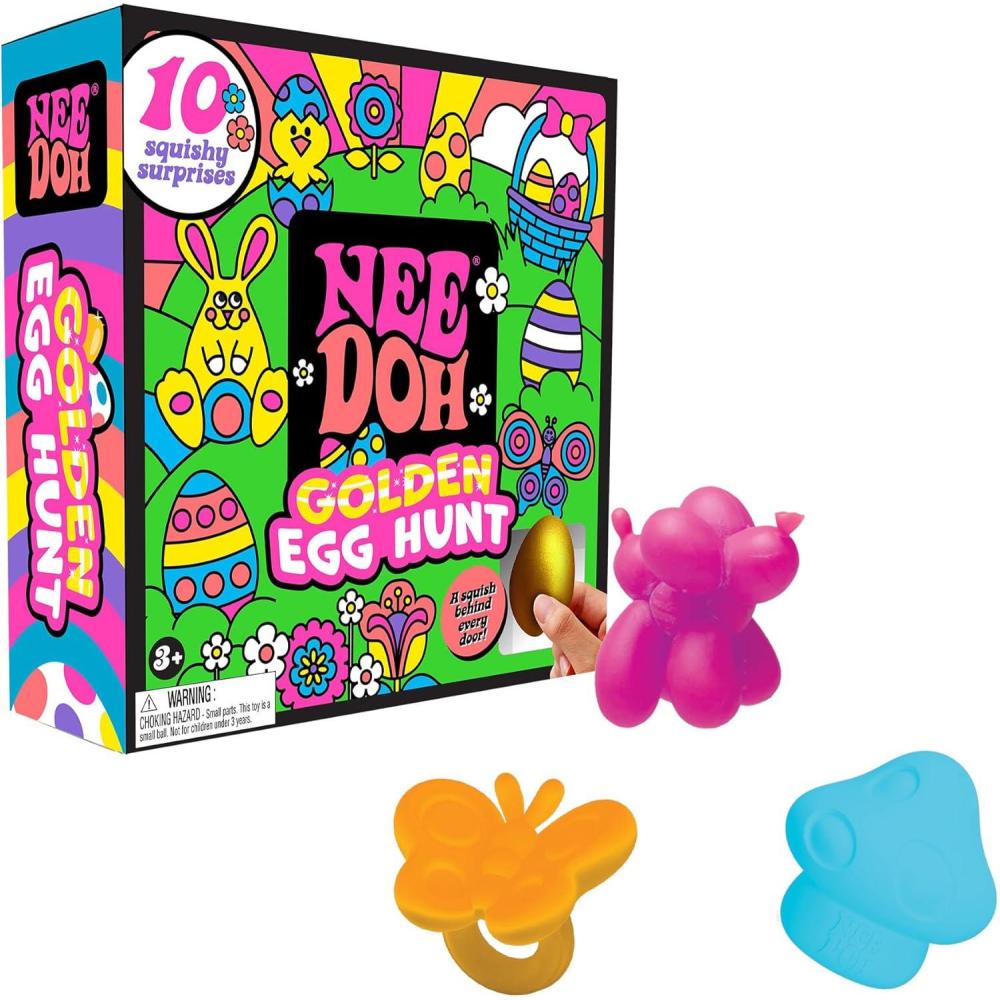 imageSchylling Needoh Golden Egg Hunt  Sensory Squeeze Toy  Colors May Vary