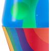 Lava The Original Lamp – 14.5″ Warped Rainbow – Classic Liquid Motion Lamp – Yellow Wax and Blue Liquid – Item #2713 (Amazon Exclusive)