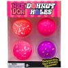 Schylling NeeDoh Dohnut Hole Needoh 4 Pack – Sensory Squeeze Toy – 1.5″ in Diameter – Colors May Vary