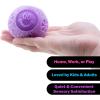 Schylling NeeDoh Fuzz Ball – Sensory Toy with a Velvet Texture and Soft Cloud Squish – Wavy Pattern You Can See and Feel – Ages 3 and Up – Color May Vary; One Per Pack (Wonder Waves)(Flower Power)