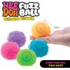 Schylling NeeDoh Fuzz Ball – Sensory Toy with a Velvet Texture and Soft Cloud Squish – Wavy Pattern You Can See and Feel – Ages 3 and Up – Color May Vary; One Per Pack (Wonder Waves)(Flower Power)