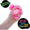 Schylling NeeDoh Fuzz Ball – Sensory Toy with a Velvet Texture and Soft Cloud Squish – Wavy Pattern You Can See and Feel – Ages 3 and Up – Color May Vary; One Per Pack (Wonder Waves)(Flower Power)