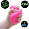 Schylling NeeDoh Nice Cube Glow – Sensory Toy with a Super Solid Squish – Glows in The Dark and Always Returns to its Square Shape – Ages 3 and Up – Color May Vary; One Cube Per Pack