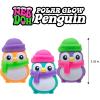 Schylling NeeDoh Polar Glow Penguin – Sensory Squeeze Toy – Assorted Colors Glow in The Dark – Ages 3+ (Pack of 1)