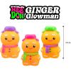 Schylling NeeDoh Squishmas Ginger Glowman – Christmas Squeeze Toy – Satisfying Snow-Like Crunch – 3.5″ Tall – Color May Vary (Pack of 1)