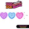 Schylling Needoh Teenie Sparkle Hearts – Sensory Squeeze Toy – Colors May Vary