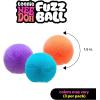 Schylling Teenie NeeDoh Fuzz Ball – Mini Sensory Toy with a Velvet Texture and Soft Cloud Squish – Ages 3 and Up – Color May Vary; Three Fuzz Balls Per Pack
