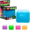 Schylling NeeDoh Nice Cube Glow – Sensory Toy with a Super Solid Squish – Glows in The Dark and Always Returns to its Square Shape – Ages 3 and Up – Color May Vary; One Cube Per Pack