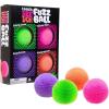 Schylling NeeDoh Teenie Needoh Fuzzball 4 Pack – Sensory Squeeze Toy – 1.5″ in Diameter – Colors May Vary