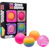 Schylling NeeDoh Teenie Quad Squad Needoh 4 Pack – Sensory Squeeze Toy – 1.5″ in Diameter – Colors May Vary