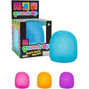 Schylling NeeDoh Dream Drop – Sensory Squeeze Toy with Dreamy Smooth Squeeze – 3″ Tall – Color May Vary (Pack of 1)(Gumdrop)