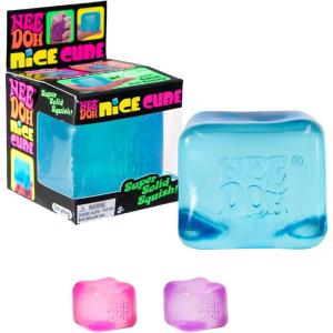 Schylling NeeDoh Dream Drop – Sensory Squeeze Toy with Dreamy Smooth Squeeze – 3″ Tall – Color May Vary (Pack of 1)(Nice Cube)