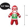 Schylling Santa Globby – Sensory Toy with a Tough Squish – Get a Grip with a Santa-Themed Squeeze – Ages 3 and Up – One Santa