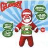 Schylling Santa Globby – Sensory Toy with a Tough Squish – Get a Grip with a Santa-Themed Squeeze – Ages 3 and Up – One Santa