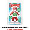 Schylling Santa Globby – Sensory Toy with a Tough Squish – Get a Grip with a Santa-Themed Squeeze – Ages 3 and Up – One Santa
