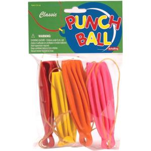 Schylling Punch Balloons – Includes 4 Balloons – Color May Vary (Pack of 1)