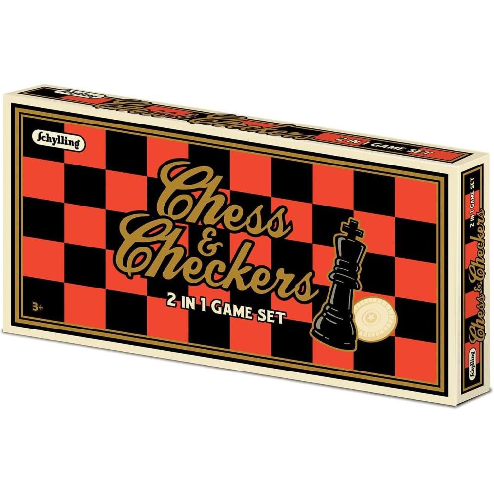 imageSchylling Chess ampamp Checkers Set