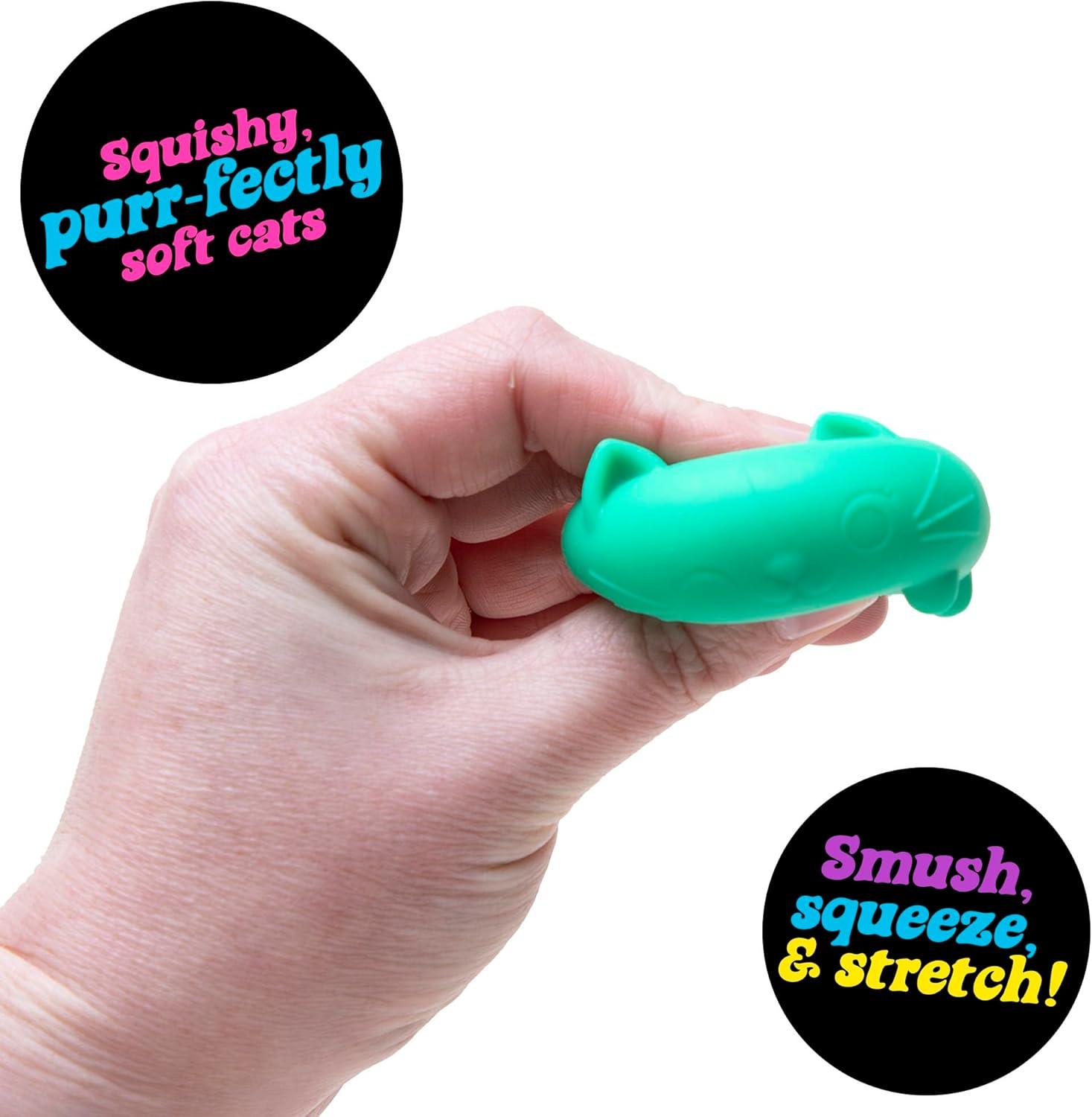 image:imageSchylling NeeDoh Cool Kitten Teenie Needoh 4 Pack Sensory Squeeze Toy 15 in Diameter Colors May Vary