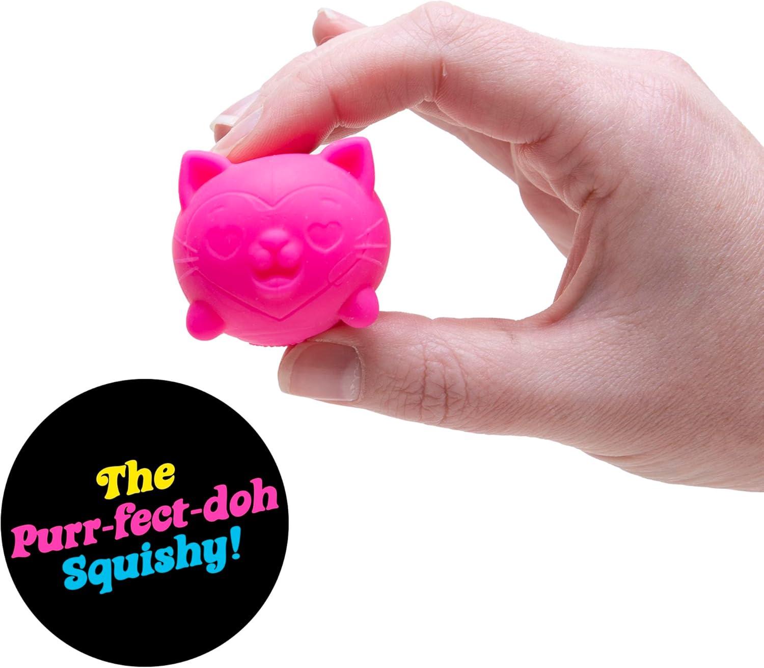 image:imageSchylling NeeDoh Cool Kitten Teenie Needoh 4 Pack Sensory Squeeze Toy 15 in Diameter Colors May Vary