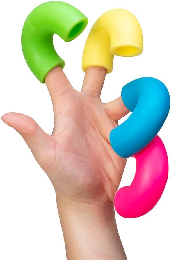 image:imageSchylling NeeDoh Mac N Squeeze Sensory Squeeze Toy Contains 4 Squishy Noodles 3 Wide Color May Vary Pack of 1