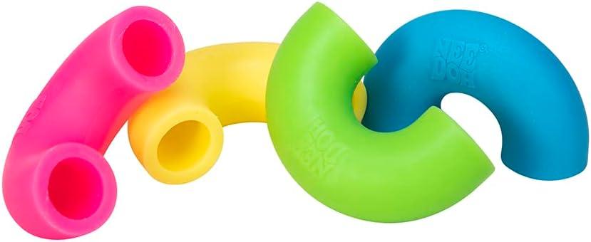 image:imageSchylling NeeDoh Mac N Squeeze Sensory Squeeze Toy Contains 4 Squishy Noodles 3 Wide Color May Vary Pack of 1