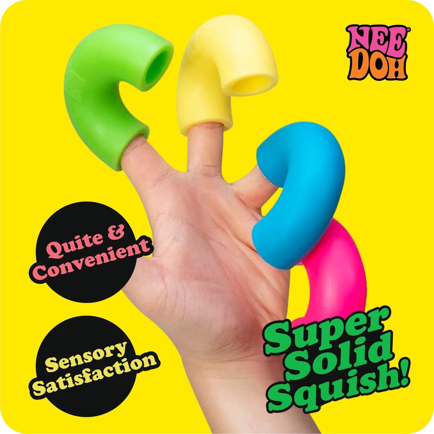 image:imageSchylling NeeDoh Mac N Squeeze Sensory Squeeze Toy Contains 4 Squishy Noodles 3 Wide Color May Vary Pack of 1