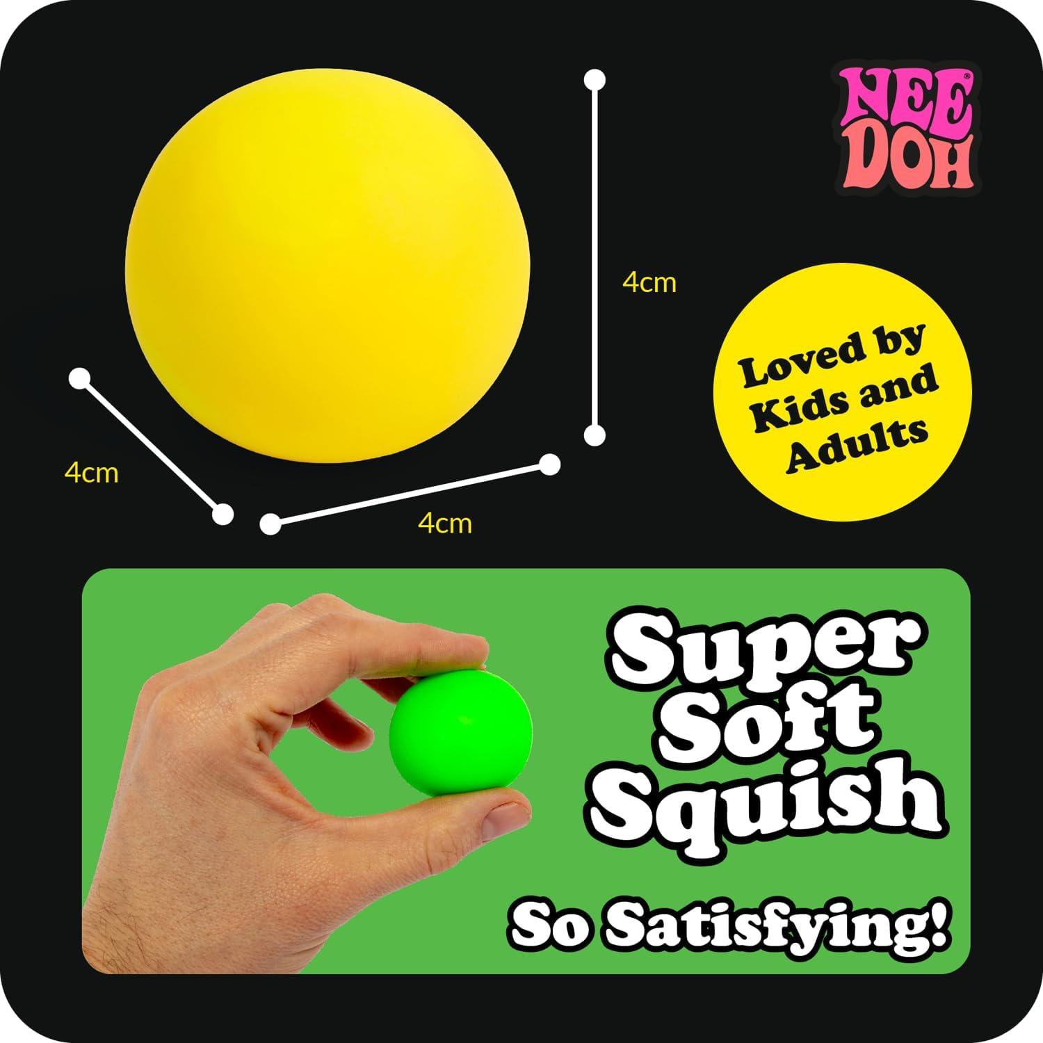 image:imageSchylling NeeDoh Rainboh Teenie Sensory Squeeze Toy Contains 6 Mini Groovy Globs 15 Wide Multicolored1 EA