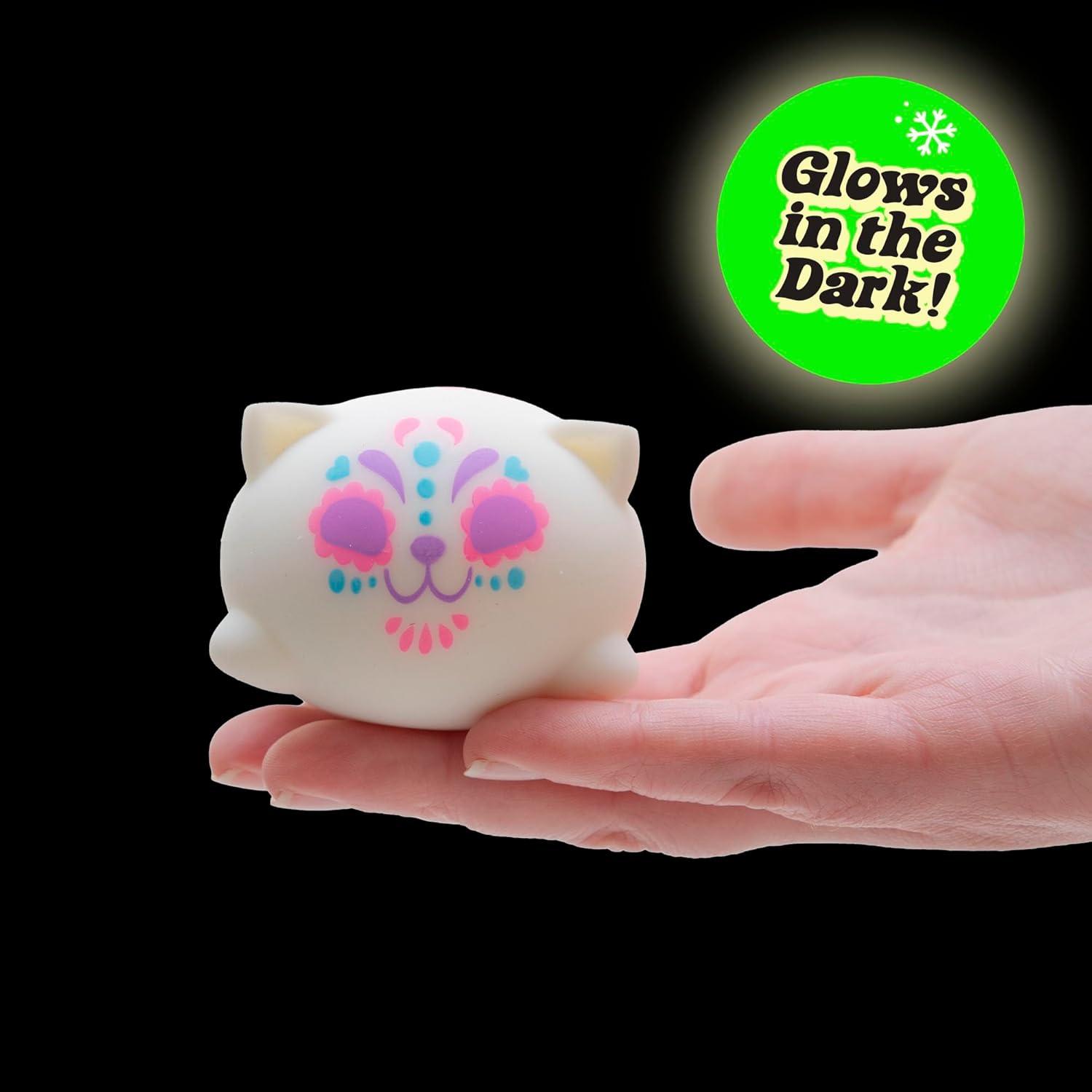 image:imageSchylling NeeDoh Sugar Skull Cool Cats Sensory Squeeze Toy Assorted Designs Ages 3 Pack of 1
