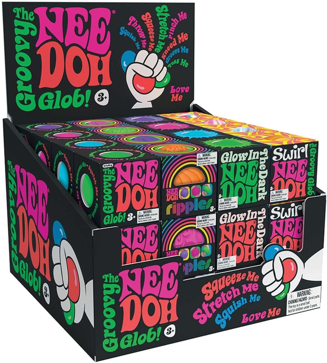image:imageSchylling NeeDoh Teenie Single Sensory Squeeze Toy Mini Groovy Glob 125 Wide Color May Vary Pack of 1