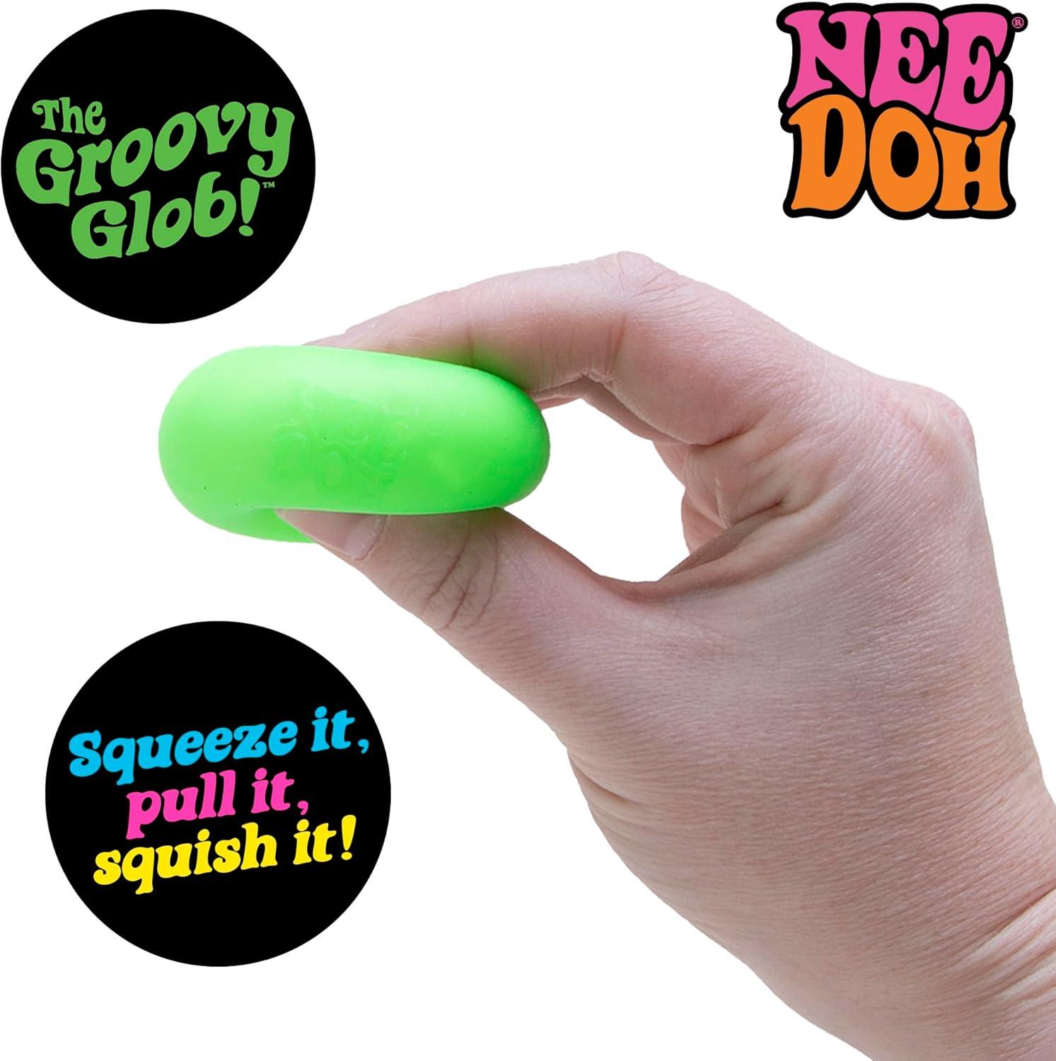 image:imageSchylling NeeDoh Teenie Single Sensory Squeeze Toy Mini Groovy Glob 125 Wide Color May Vary Pack of 1