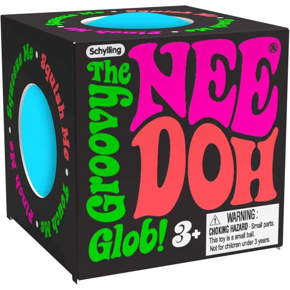 image:imageSchylling NeeDoh Teenie Single Sensory Squeeze Toy Mini Groovy Glob 125 Wide Color May Vary Pack of 1