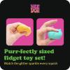 Schylling NeeDoh Teenie Cool Cat – Sensory Squeeze Toy – Contains 3 Mini Groovy Globs – 1.5″ Wide – Color May Vary (Pack of 1)