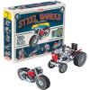 Schylling Steel Works 5 Model Construction Building Kit(200 Piece)
