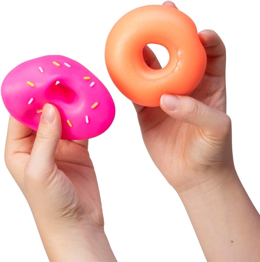 image:imageSchylling NeeDoh Dohnuts  Sensory Fidget Toy  Assorted Colors  Ages 3 to Adult Pack of 1