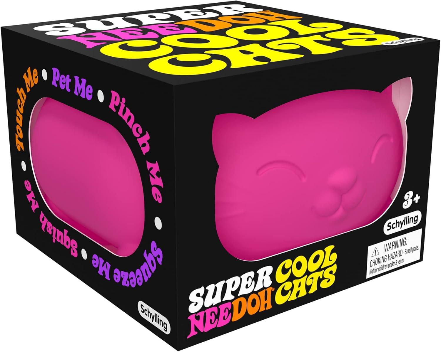 image:imageSchylling NeeDoh Super Cool Cat  Sensory Fidget Toy  Assorted Colors  Ages 3 to Adult Pack of 1