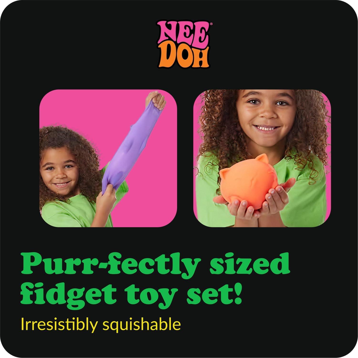 image:imageSchylling NeeDoh Super Cool Cat  Sensory Fidget Toy  Assorted Colors  Ages 3 to Adult Pack of 1
