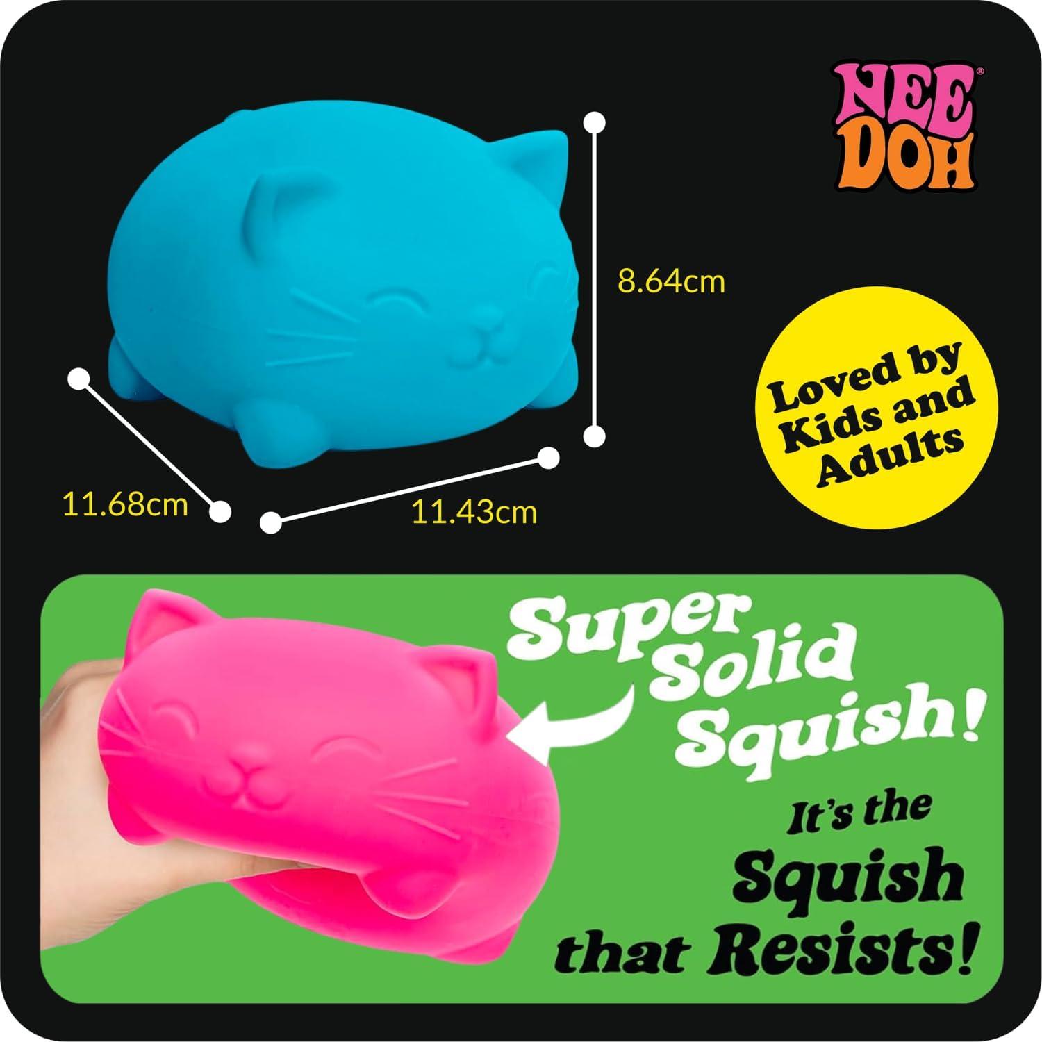 image:imageSchylling NeeDoh Super Cool Cat  Sensory Fidget Toy  Assorted Colors  Ages 3 to Adult Pack of 1
