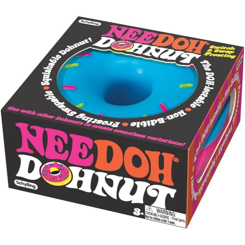 image:imageSchylling NeeDoh Dohnuts  Sensory Fidget Toy  Assorted Colors  Ages 3 to Adult Pack of 1