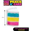 Schylling Needoh Peace O Cake – Sensory Squeeze Toy – Colors May Vary