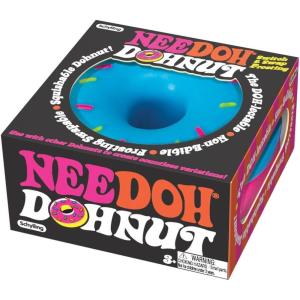 Schylling NeeDoh Dohnuts – Sensory Fidget Toy – Assorted Colors – Ages 3 to Adult (Pack of 1)