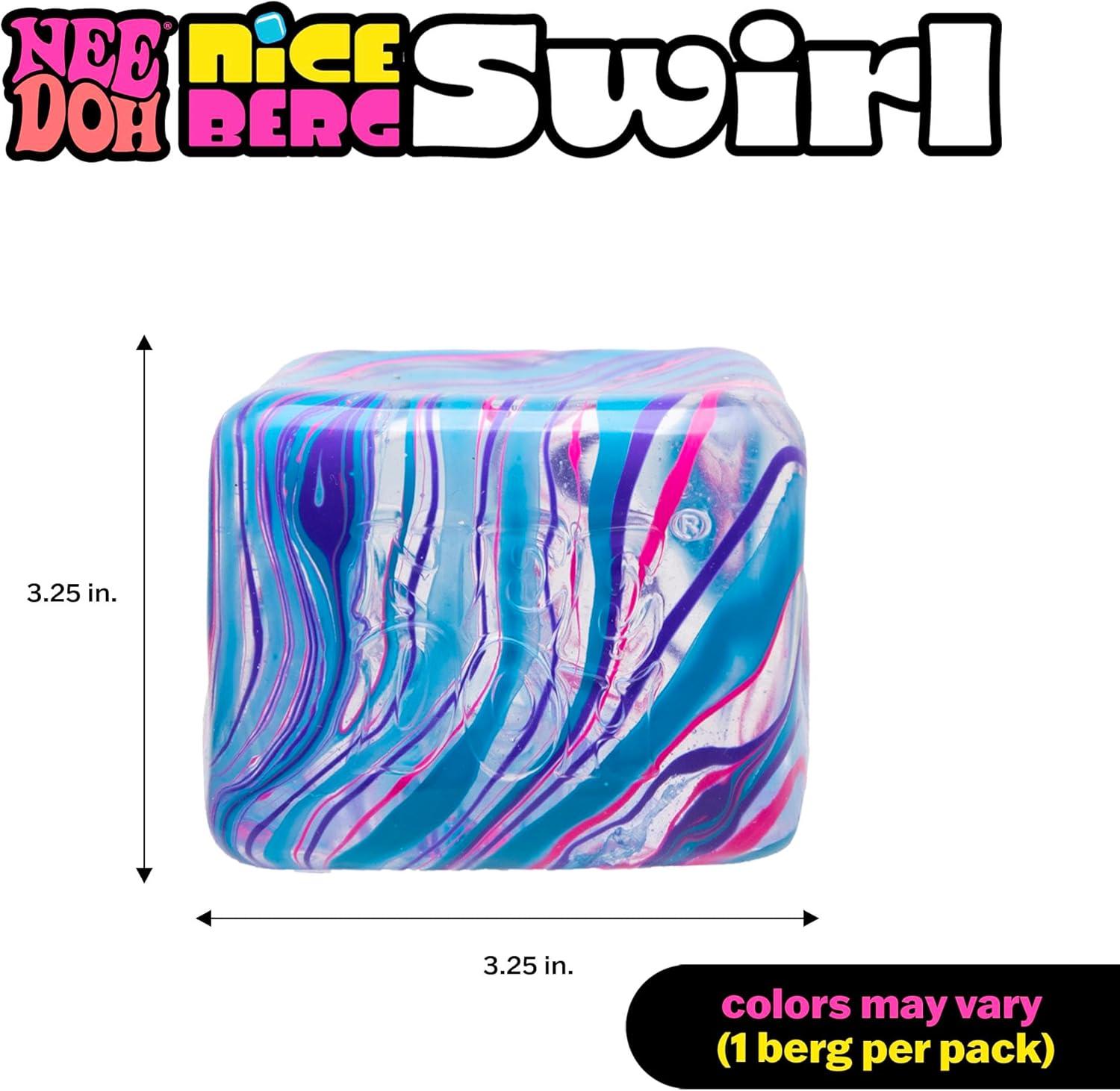 image:imageSchylling NeeDoh Swirl Nice Berg Jumbo Squishy Squeezy Fun Colors May Vary