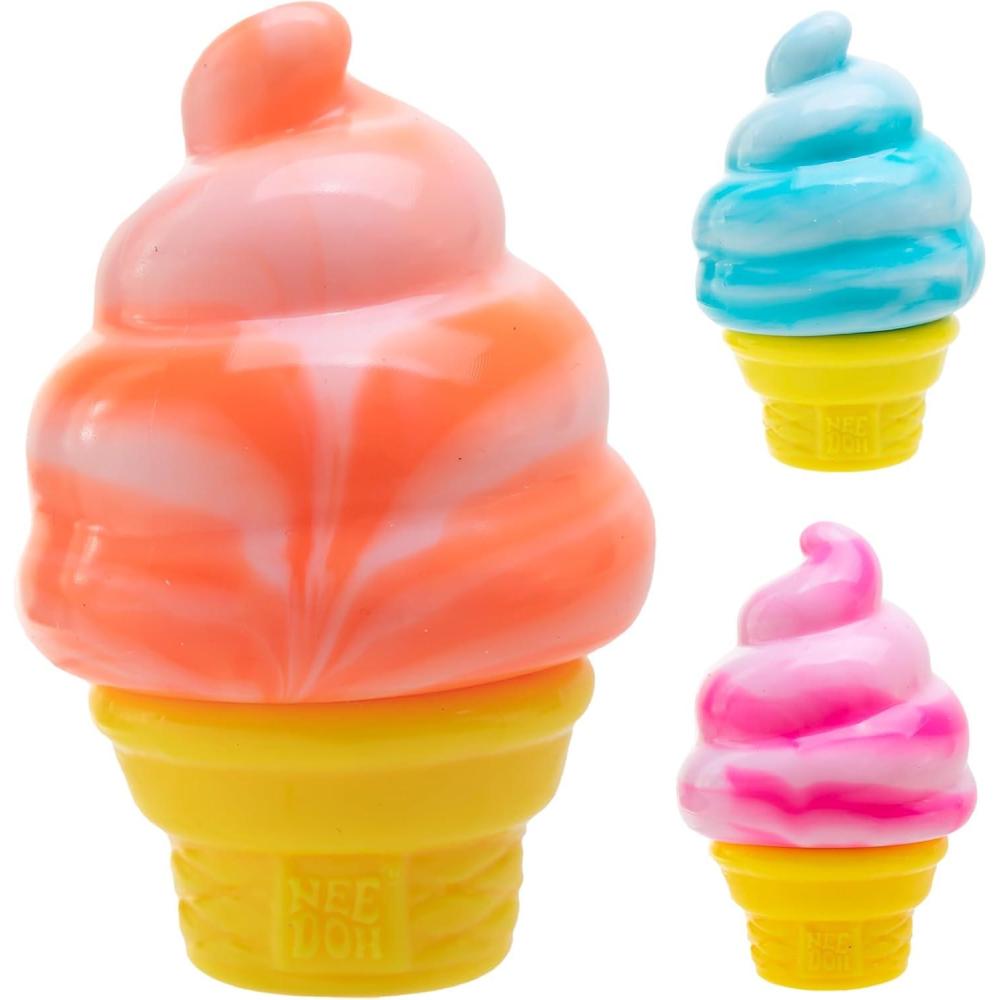 image:imageSchylling Needoh Nice Cream Cone Sensory Squeeze Toy Colors May Vary