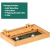 Schylling Shut the Box – Family Game of Strategy and Chance – Includes Collectible Wooden Game Box, Felt Bottom, Rounded Dice, and Detailed Instructions – Ages 6 and Up