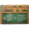 Schylling Shut the Box – Family Game of Strategy and Chance – Includes Collectible Wooden Game Box, Felt Bottom, Rounded Dice, and Detailed Instructions – Ages 6 and Up