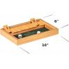 Schylling Shut the Box – Family Game of Strategy and Chance – Includes Collectible Wooden Game Box, Felt Bottom, Rounded Dice, and Detailed Instructions – Ages 6 and Up