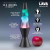The Original Lava® Lamp – 14.5″ Gunmetal Grey – Classic Liquid Motion Lamp – Tri-Colored Green/Blue/Purple – Item #2098 (Amazon Exclusive)(Multicolor)