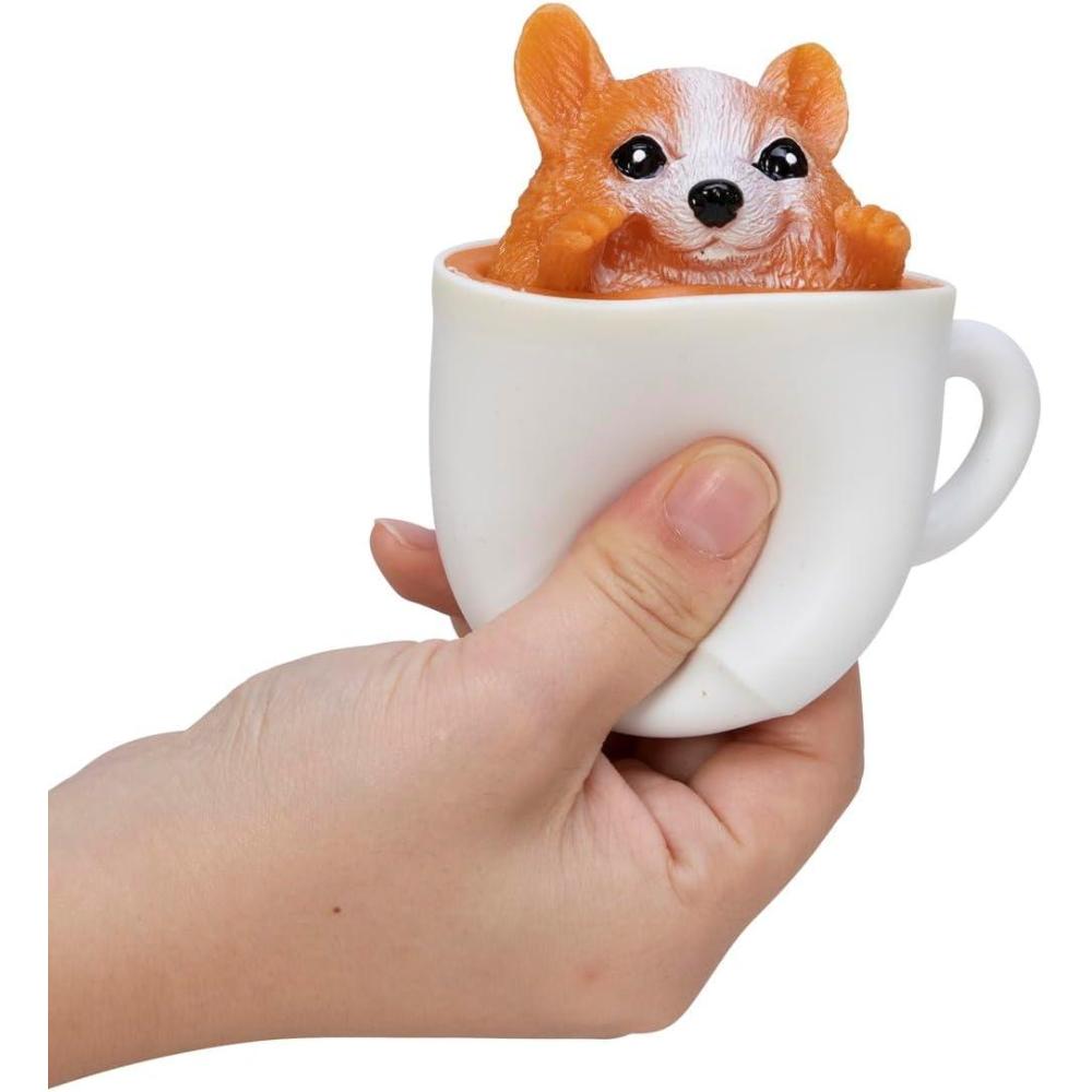 image:imageSchylling Pup in a Cup  Squeeze to Reveal Adorable CaffeineThemed Companions  Style May Vary Pack of 1