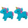 Schylling Itsy Bitsy Unicorn Squeezable and Stretchable Toy – Color May Vary (Pack of 1)(Small (Pack of 2))