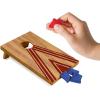 Schylling Table Top Corn Hole Game, Brown, (Model: TCH)
